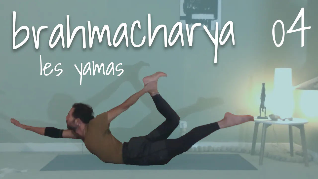 Vignette du cours « Brahmacharya : la modération », séance Jaima intermédiaire dédiée à la modération sur le tapis